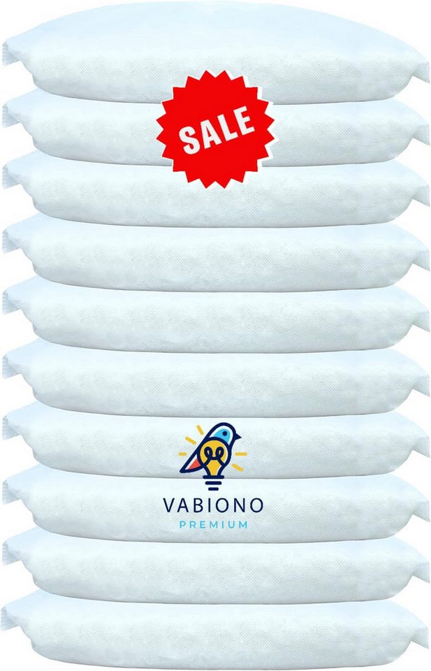 VABIONO Raumentfeuchter-Nachfüllpack 10 x 1,2 kg für Granulat Luftentfeuchter - kostengünstig + effektiv, für Entfeuchter, Geruchsneutral, kein Stromverbrauch,  – Bild 2 von 5