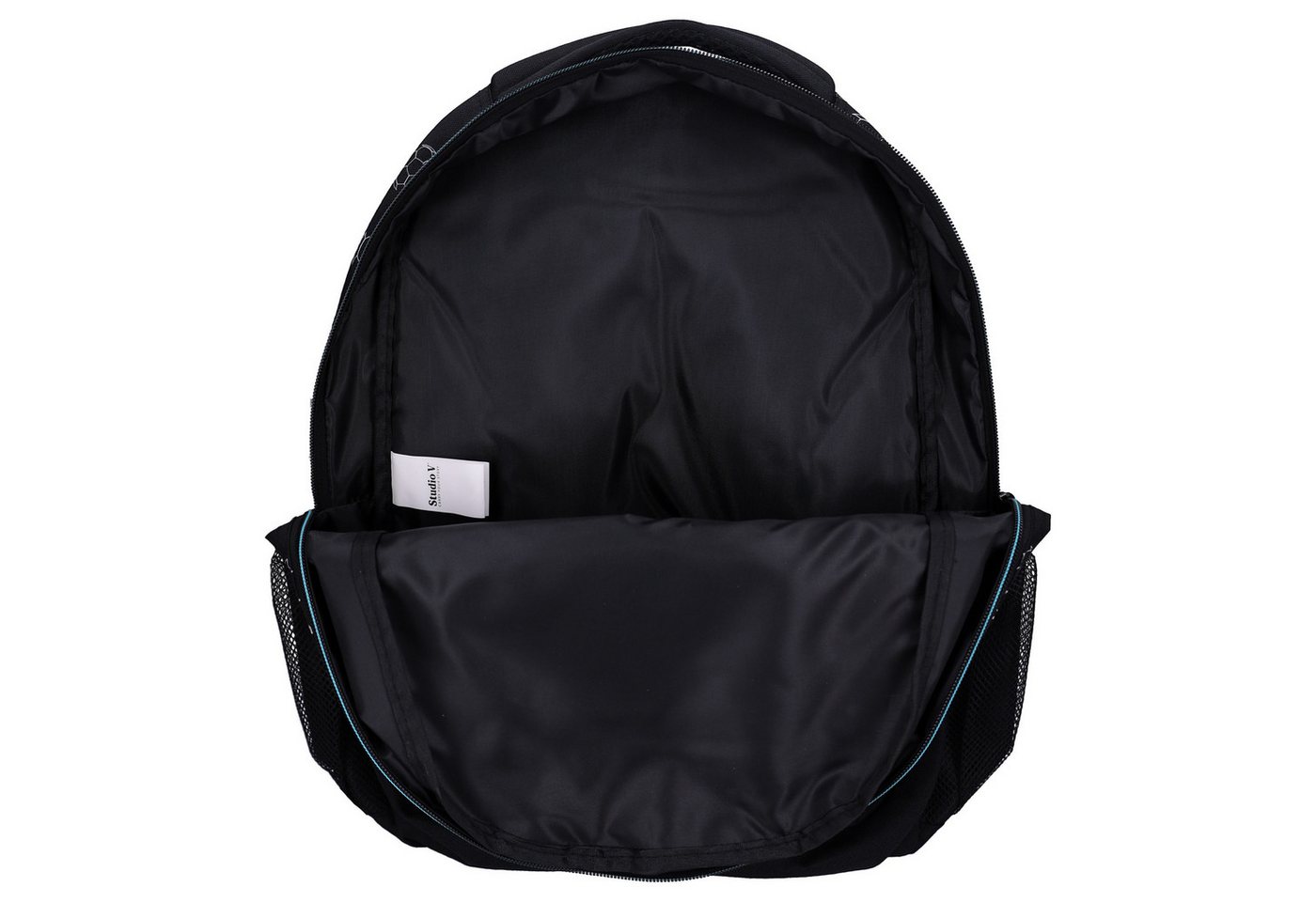 Vadobag Kindergartentasche Schulrucksack Rucksack Studio V Top Scorers Fußball Goal Schwarz 44 cm – Bild 5 von 5