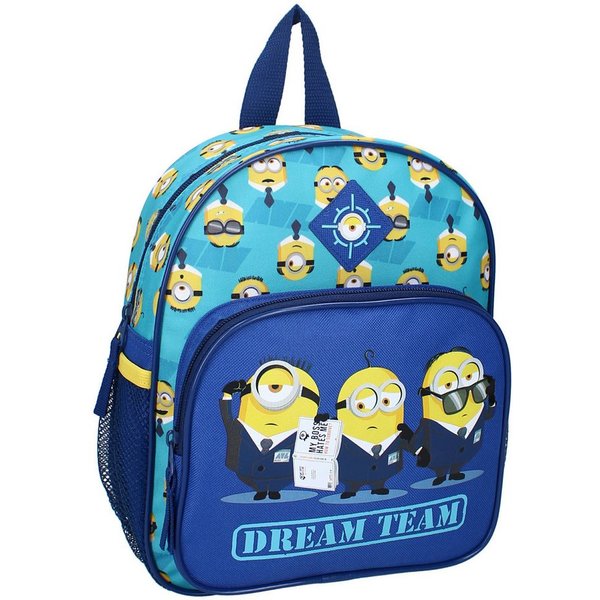 Vadobag Kinderrucksack Minions Dream Team Schulranzen mit Vordertasche Schulrucksack