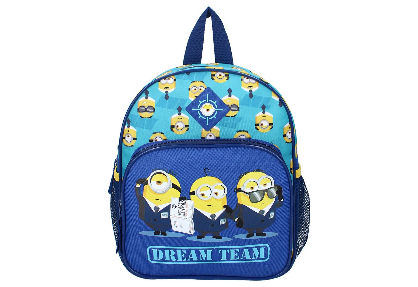 Vadobag Kinderrucksack Minions Dream Team Schulranzen mit Vordertasche Schulrucksack – Bild 2 von 5