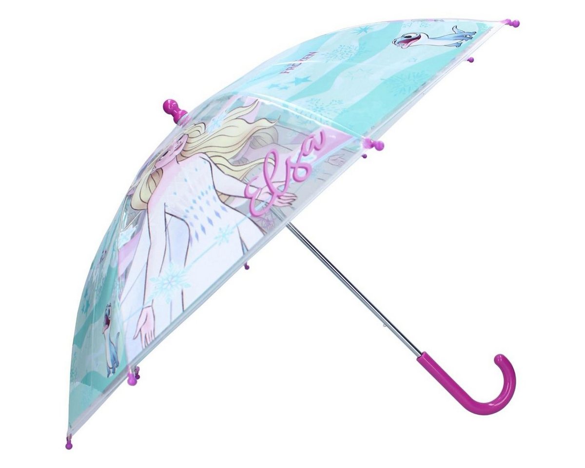 Vadobag Langregenschirm die Eiskönigin Kinderschirm Regenschirm Frozen II Sunny Days Ahead – Bild 2 von 5