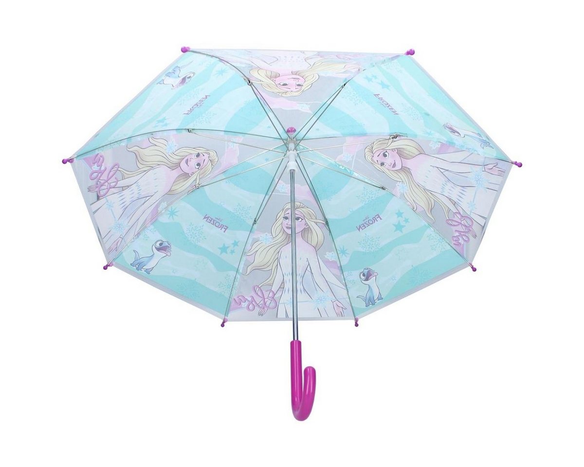 Vadobag Langregenschirm die Eiskönigin Kinderschirm Regenschirm Frozen II Sunny Days Ahead – Bild 3 von 5