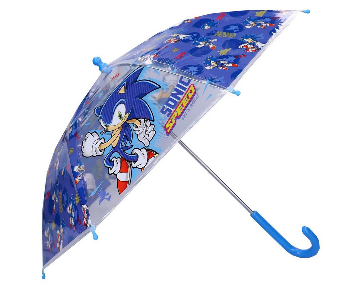 Vadobag Stockregenschirm Kinderschirm Regenschirm Sonic, Rainy Days – Bild 2 von 5