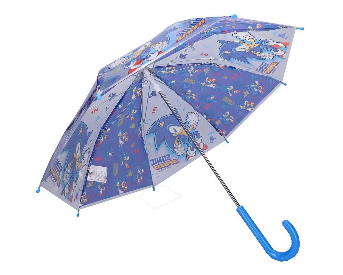 Vadobag Stockregenschirm Kinderschirm Regenschirm Sonic, Rainy Days – Bild 3 von 5