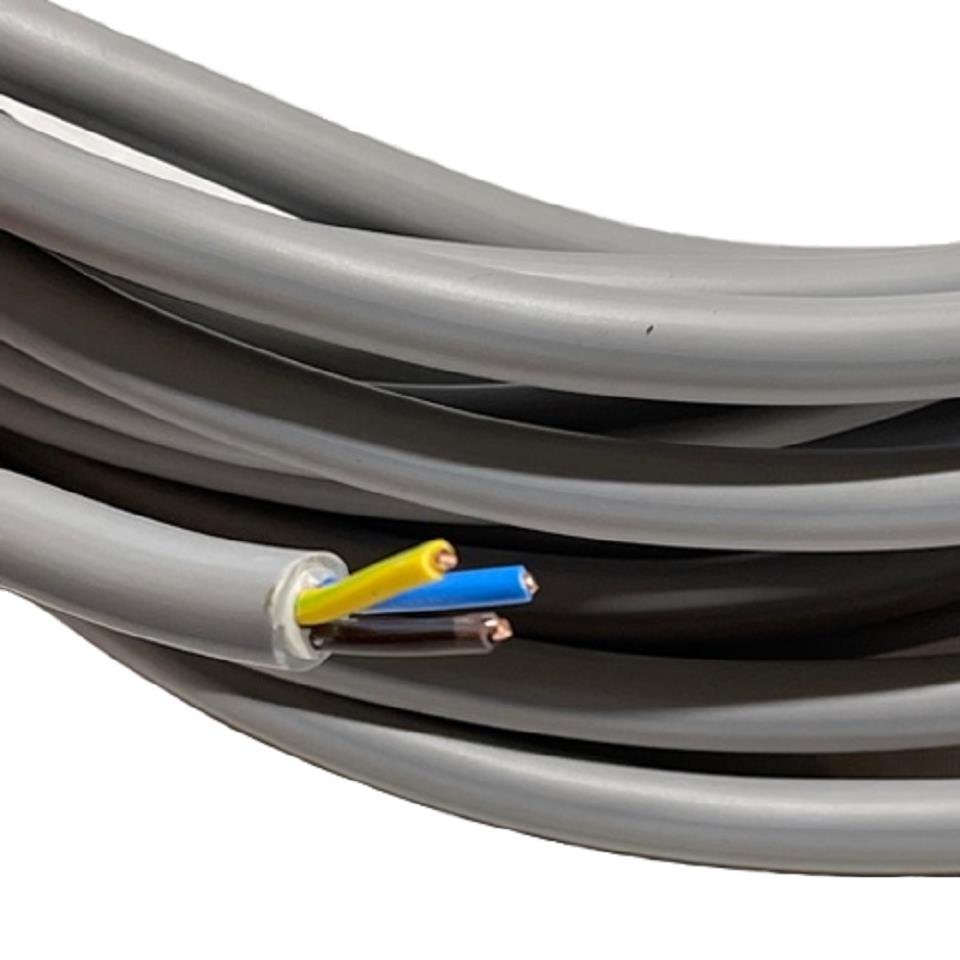 VaGo-Tools Mantelleitung NYM - J 3*2,5 - 10m grau Kabel Stromkabel, NYM-J, NYM-J – Bild 2 von 3