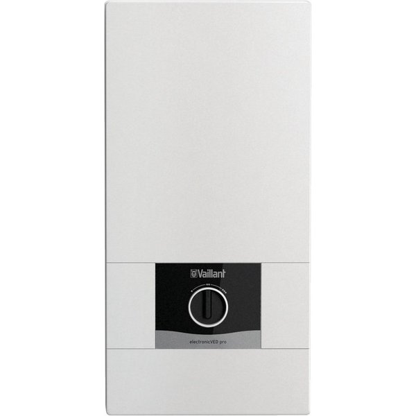 Vaillant Durchlauferhitzer VEDE21/8PRO, elektronisch, min. 35 °C, max. 55 °C, 1 St., mit extra flacher Bauweise