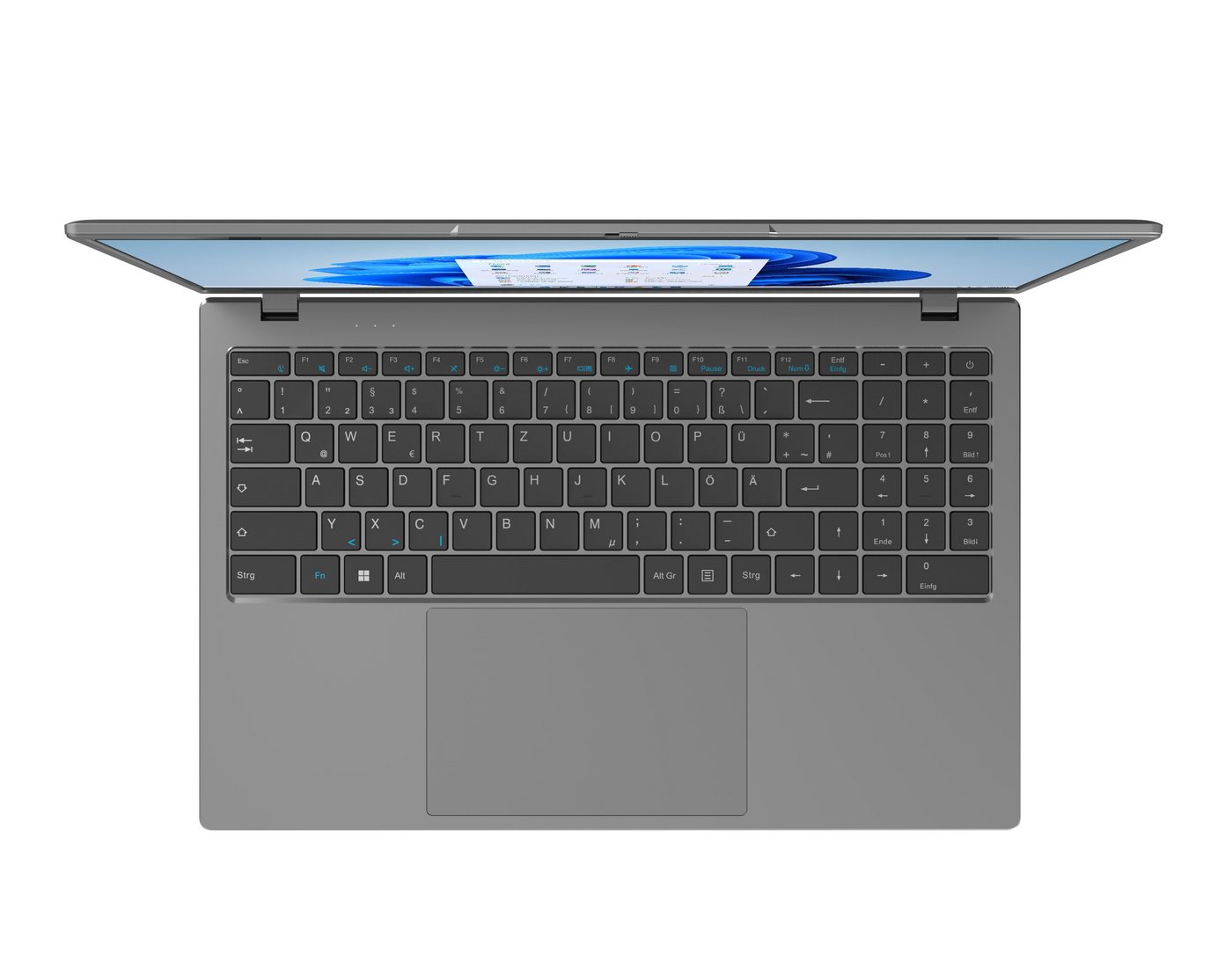 VALE Laptop mit Full-HD IPS Display matt, USB-C, HDMI, Privacy Shutter Notebook (39,6 cm/15,6 Zoll, Intel Pentium Gold 6500Y, Intel® UHD Graphics, 8 GB, 512 GB  – Bild 3 von 5