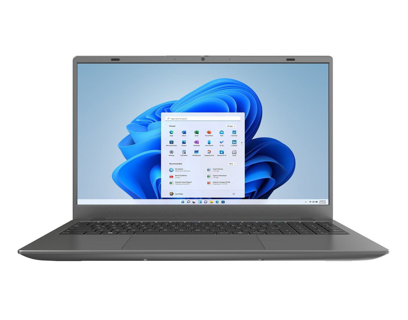 VALE Laptop mit Full-HD IPS Display matt, USB-C, HDMI, Privacy Shutter Notebook (39,6 cm/15,6 Zoll, Intel Core i3 1210U, Intel UHD Graphics, 8 GB, 256 GB SSD, H – Bild 2 von 5