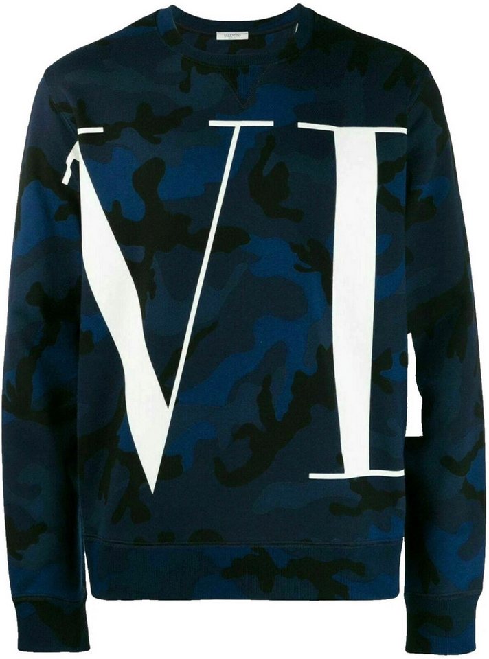 Valentino Sweatshirt VLTN Herren amouflage Sweater Pullover – Bild 2 von 5