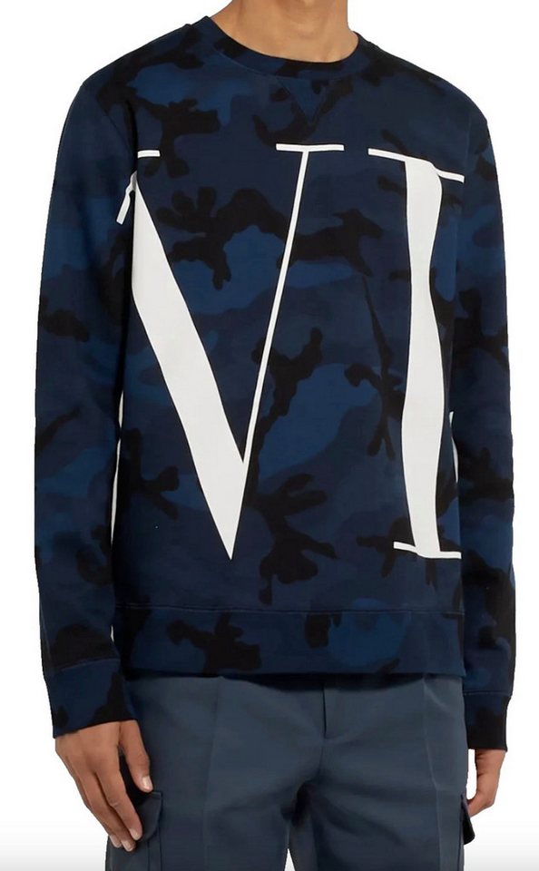 Valentino Sweatshirt VLTN Herren amouflage Sweater Pullover – Bild 4 von 5