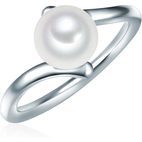 Valero Pearls Silberring silber, mit Süßwasser-Zuchtperle