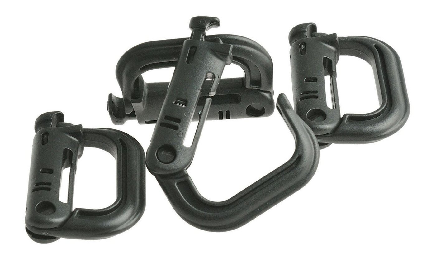 valonic Karabiner Grimloc Karabiner, Molle, Plastik Karabinerhaken valonic, (4 St) – Bild 4 von 5