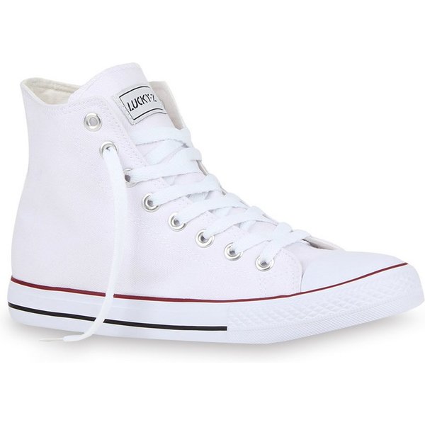 VAN HILL 5412339 HO CB019-1 Herren Sneaker White 39 Sneaker Herren High Top Sneakers Schnürer Sportschuhe
