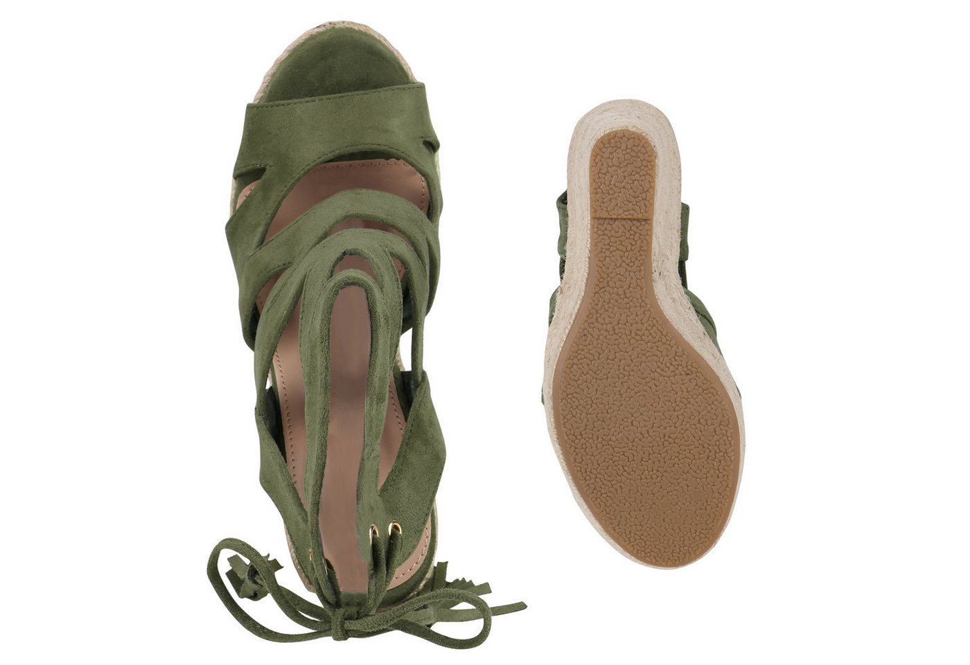 VAN HILL 814638 Keilsandalette Schuhe – Bild 3 von 3