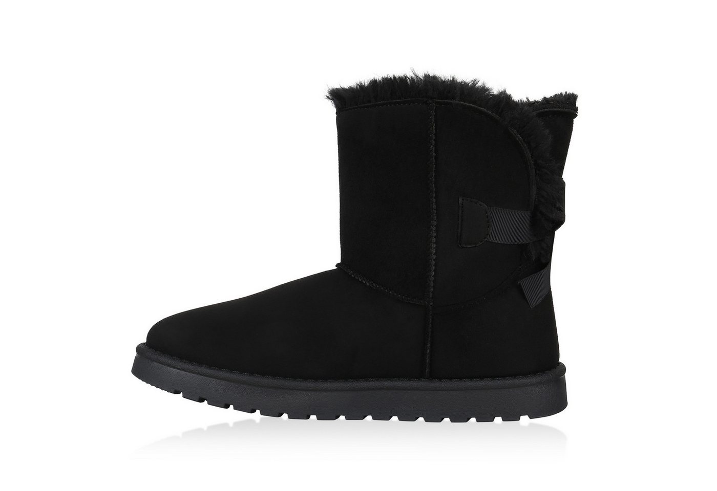 VAN HILL 824965 Schlupfboots Damen Stiefeletten Schlupfstiefel Warm Gefütterte Winter Boots – Bild 2 von 3