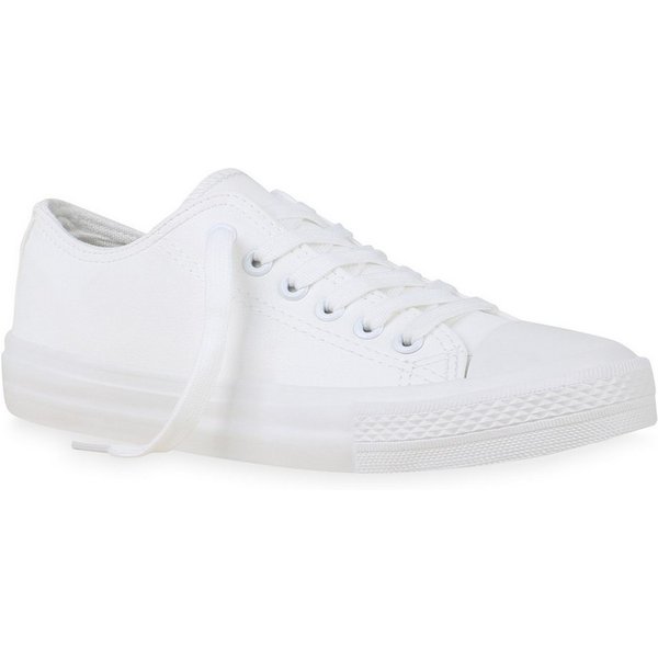VAN HILL 830999 Sneaker Damen Sneaker Low Basic Turnschuhe Schnürer Freizeitschuhe Bequem