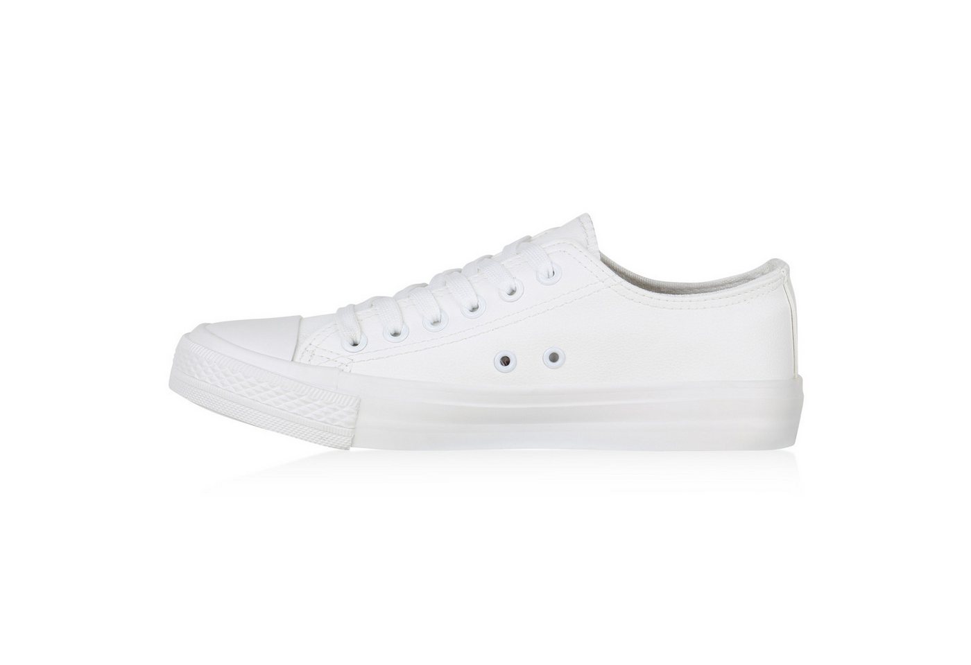 VAN HILL 830999 Sneaker Damen Sneaker Low Basic Turnschuhe Schnürer Freizeitschuhe Bequem – Bild 2 von 3