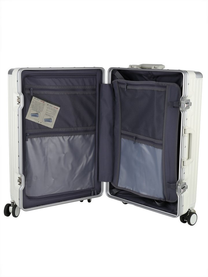 VAN HILL Hartschalen-Trolley 842209, 4 Rollen, Herolite Hartschalen-Trolley mit TSA-Schloss & 4 Doppelrollen – Bild 5 von 5
