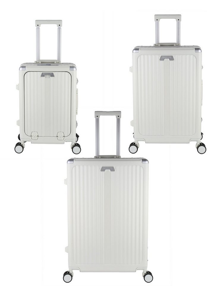 VAN HILL Kofferset 842209-Set, 4 Rollen, Herolite Premium Hartschalen Kofferset 3-teilig mit TSA-Schloss – Bild 2 von 5
