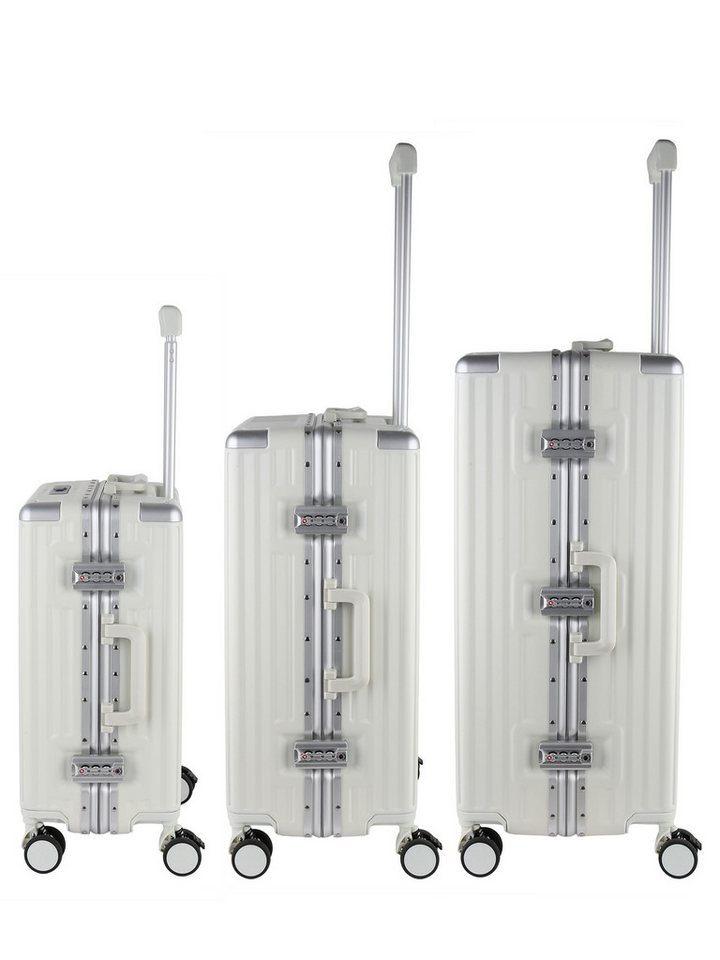 VAN HILL Kofferset 842209-Set, 4 Rollen, Herolite Premium Hartschalen Kofferset 3-teilig mit TSA-Schloss – Bild 3 von 5