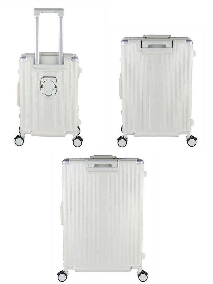 VAN HILL Kofferset 842209-Set, 4 Rollen, Herolite Premium Hartschalen Kofferset 3-teilig mit TSA-Schloss – Bild 4 von 5