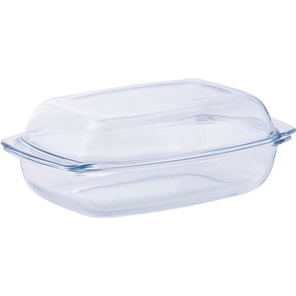 van Well Auflaufform, Glas, feuerfestes Glas, 4,1 Liter