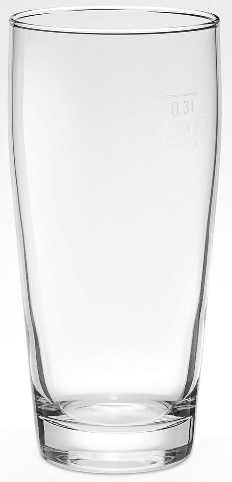 van Well Bierglas Willybecher, 12-tlg., Glas, 0,3 L, geeicht, spülmaschinenfest, Gastronomiequalität, 12-tlg. – Bild 2 von 2
