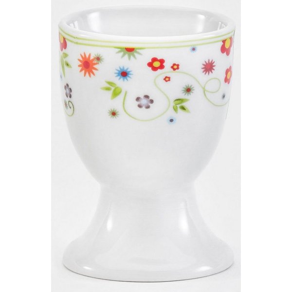 van Well Eierbecher Vario, (Set, 6-tlg., 6 Eierbecher), Porzellan, spülmaschinen- und mikrowellengeeignet