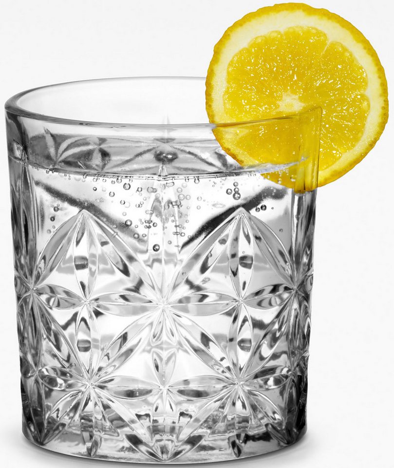 van Well Glas Wassergläser 230 ml Marc, 4 Stück, 4-tlg., Glas, Kristalloptik, spülmaschinengeeignet – Bild 2 von 4