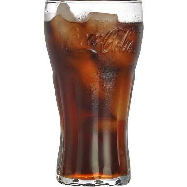 van Well Longdrinkglas Coca-Cola, 6-tlg., Glas, spülmaschinengeeignet, 6-teilig