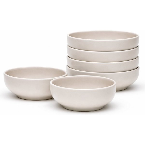van Well Müslischale Malmö, Schale 15 cm, 6 Stück, Steingut, (Set, 6-tlg), spülmaschinen- und mikrowellengeeignet