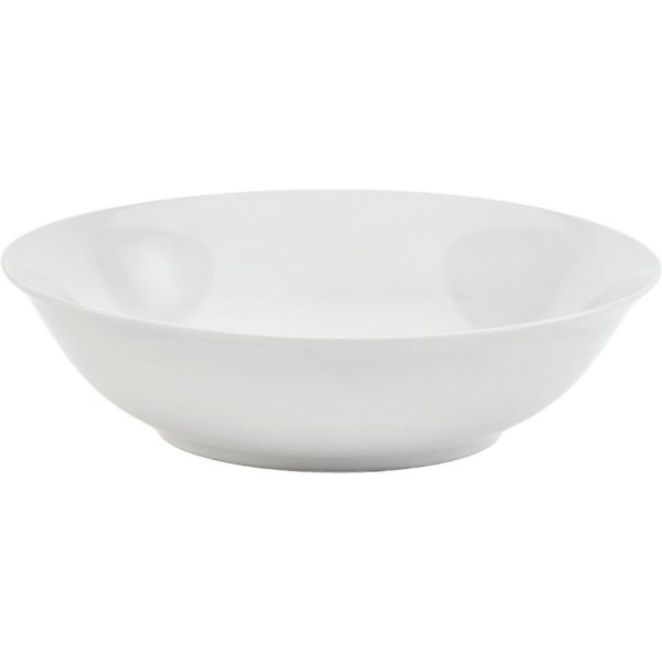 van Well Salatschüssel Trend, Porzellan, (Set, 6-tlg), spülmaschinenfest und mikrowellengeeignet, Ø 23 cm