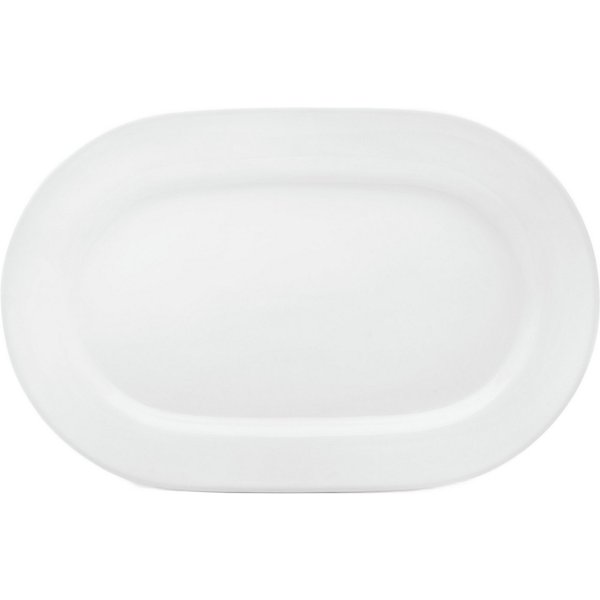 van Well Servierplatte Trend, Porzellan, (Set, 3-tlg), spülmaschinenfest und mikrowellengeeignet, 30 cm