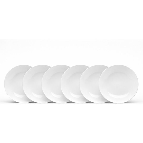 van Well Speiseteller Malmö, Teller 27 cm, 6 Stück, (6 St), Teller Set, Steingut, spülmaschinen-/mikrowellengeeignet