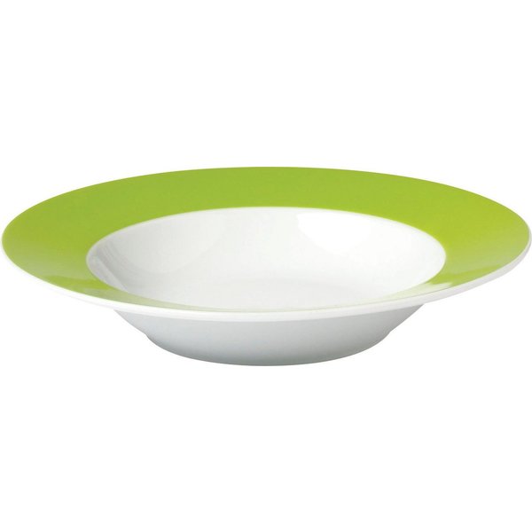 van Well Suppenteller Teller Set, Vario, (6 St), Porzellan, spülmaschinen- und mikrowellengeeignet, Ø 21,5 cm