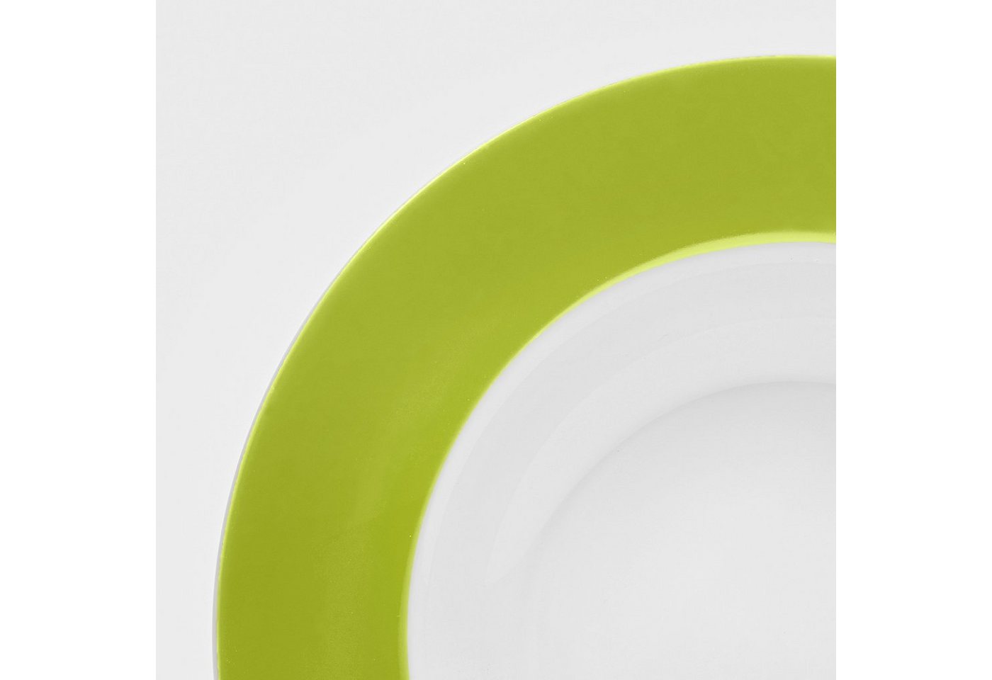 van Well Suppenteller Teller Set, Vario, (6 St), Porzellan, spülmaschinen- und mikrowellengeeignet, Ø 21,5 cm – Bild 3 von 5