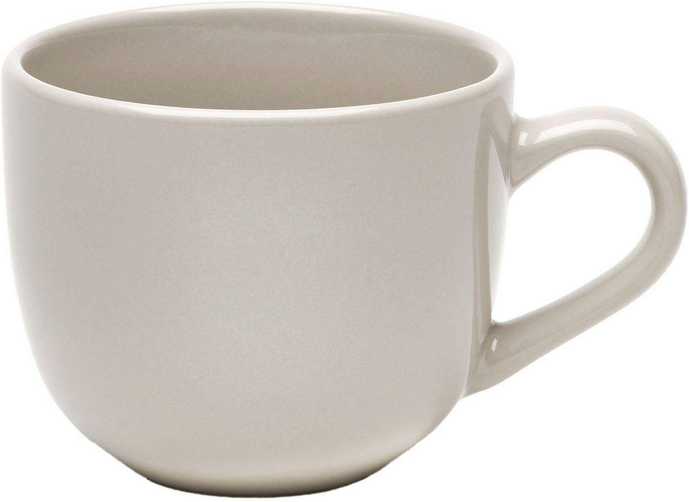 van Well Tasse Kaffee-Obertasse 200 ml Malmö, 6 Stück, 6-tlg., Steingut, spülmaschinen- und mikrowellengeeignet – Bild 2 von 5