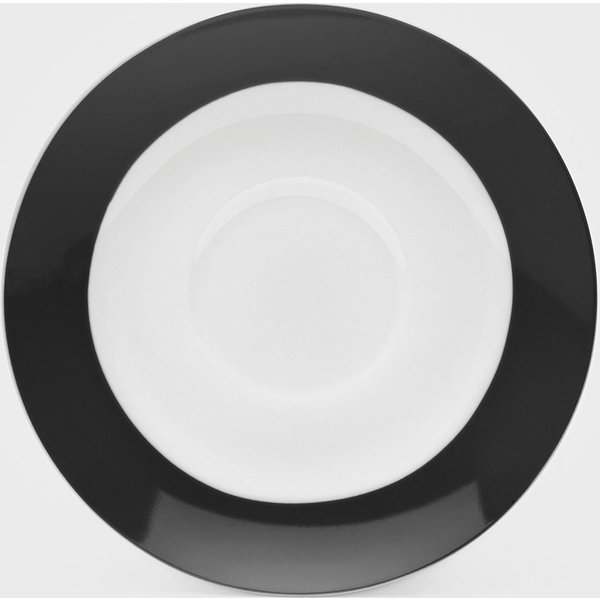 van Well Untertasse Teller Set, Vario, (6 St), Porzellan, spülmaschinen- und mikrowellengeeignet, Ø 14,5 cm