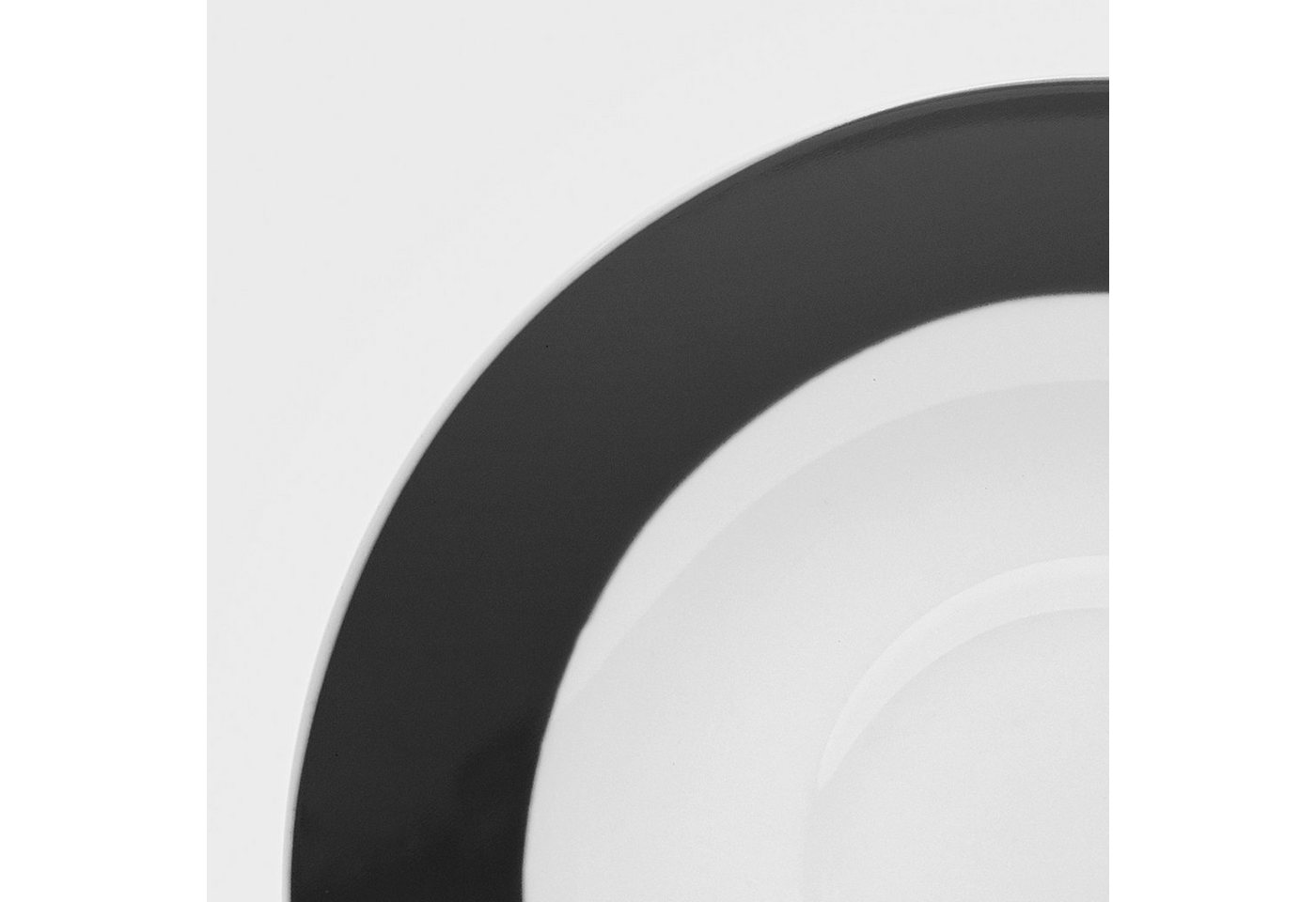 van Well Untertasse Teller Set, Vario, (6 St), Porzellan, spülmaschinen- und mikrowellengeeignet, Ø 14,5 cm – Bild 2 von 4