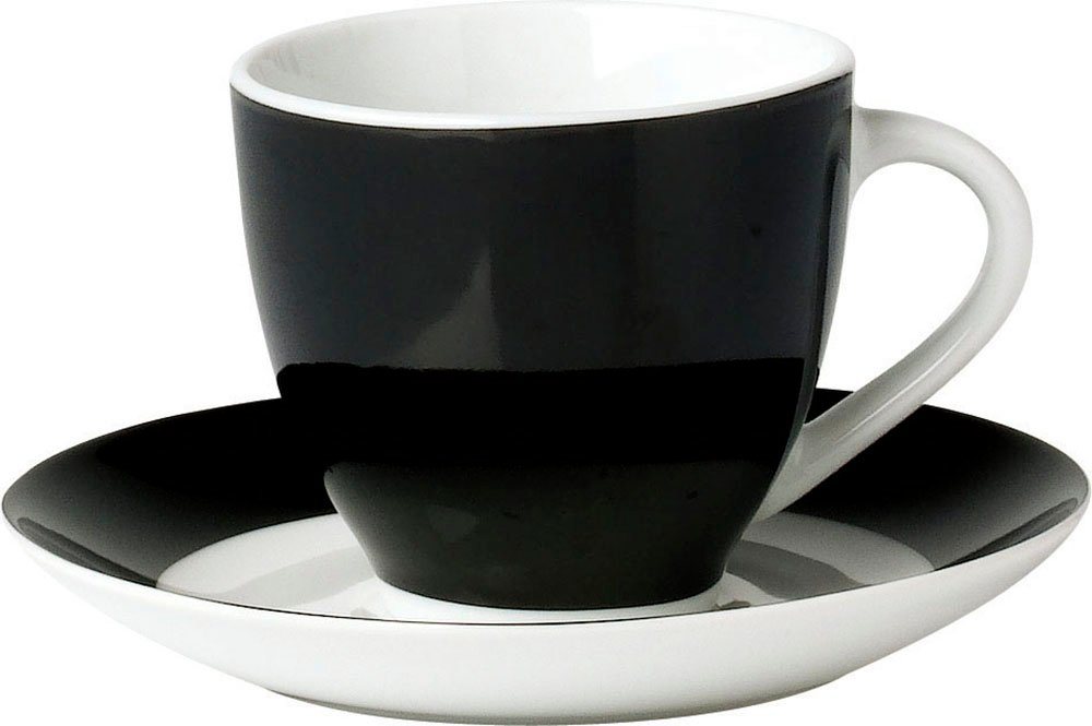 van Well Untertasse Teller Set, Vario, (6 St), Porzellan, spülmaschinen- und mikrowellengeeignet, Ø 14,5 cm – Bild 3 von 4