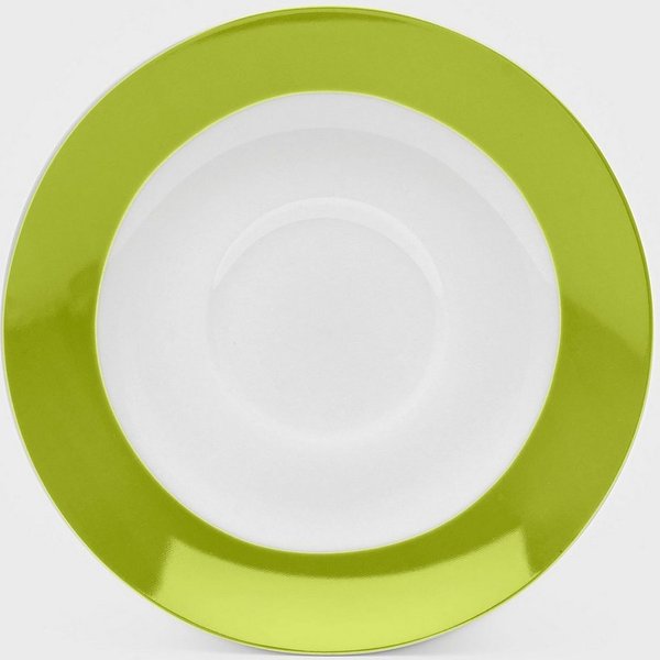 van Well Untertasse Teller Set, Vario, (6 St), Porzellan, spülmaschinen- und mikrowellengeeignet, Ø 14,5 cm