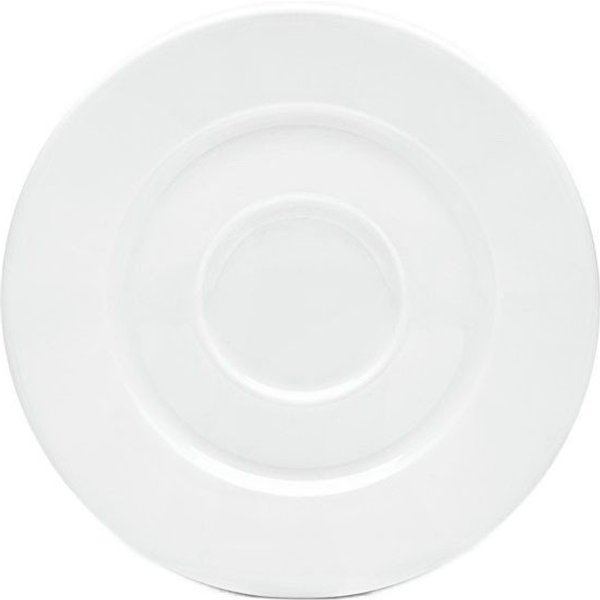 van Well Untertasse Teller Set, Gourmet, (6 St), spülmaschinenfest und mikrowellengeeignet, Porzellan, Ø 14,5 cm
