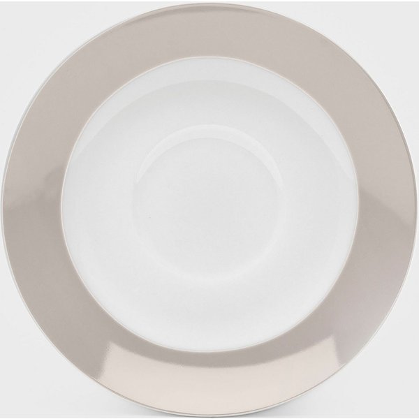 van Well Untertasse Teller Set, Vario, (6 St), Porzellan, spülmaschinen- und mikrowellengeeignet, Ø 14,5 cm