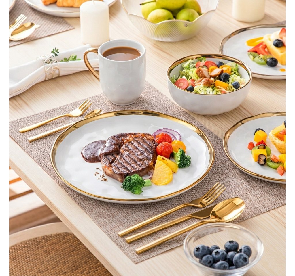 vancasso Geschirr-Set SWEET, Tafelservice für 4/6, Porzellan (16-tlg), 4 Personen, Porzellan – Bild 3 von 5