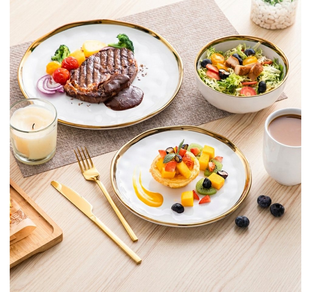 vancasso Geschirr-Set SWEET, Tafelservice für 4/6, Porzellan (16-tlg), 4 Personen, Porzellan – Bild 4 von 5