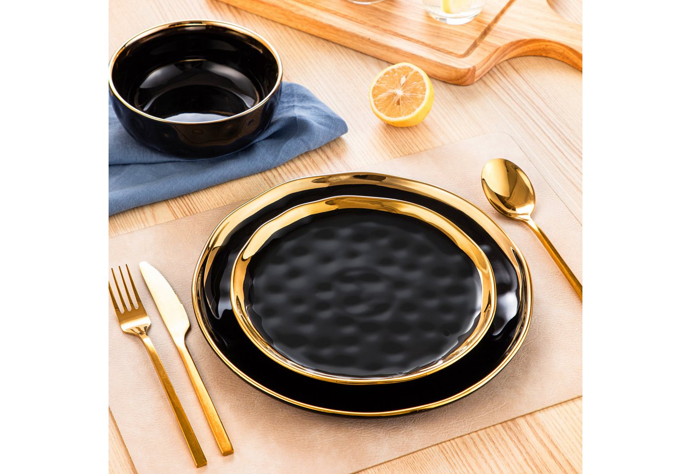 vancasso Geschirr-Set SWEET, Tafelservice für 4/6, Porzellan (12-tlg), 4 Personen, Porzellan – Bild 4 von 5