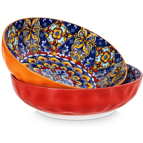 vancasso Pastateller Suppenschale, Salatschale für 2/6, Porzellan, BOHO-Stil, (2 St)