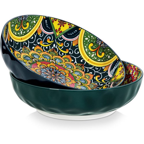 vancasso Pastateller Suppenschale, Salatschale für 2/6, Porzellan, BOHO-Stil, (2 St)