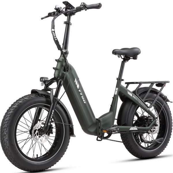 Vankel E-Bike Klapprad 20x4 Zoll, 70Nm, 860Wh, 140km, Drehmomentsensor, max. 150kg, 7 Gang SHIMANO, Kettenschaltung, Heckmotor, 870 Wh, (klappbar, LCD-Farbdispl