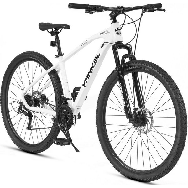 Vankel Mountainbike Shimano Schaltwerk, 29 Zoll MTB für Damen und Herren, 21 Gang Shimano, Hochwertiger Aluminium-Diamantrahmen, Scheibenbremse